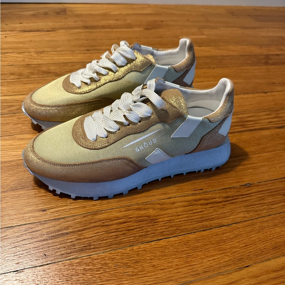 Ghōud Gold and Silver Sneakers